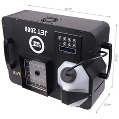 Light4 Me JET 2000 máquina de humo vertical