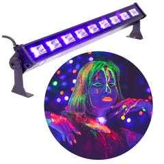 Light4Me Barras LED UV 9 + Blanco
