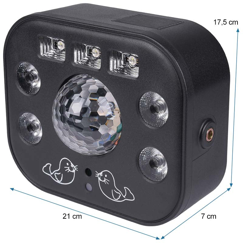 LIGHT4ME MULTIFASE multiefecto lavado UV con destello LED