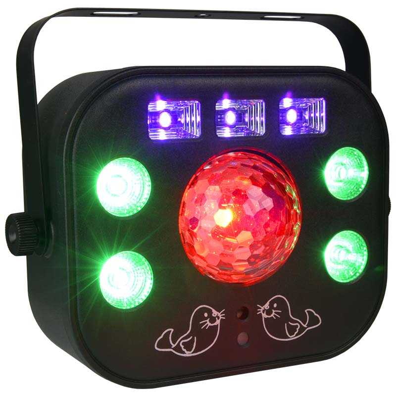 LIGHT4ME MULTIFASE multiefecto lavado UV con destello LED