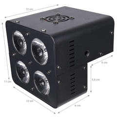 LIGHT4ME QUADRO PAR 4x15W RGBW
