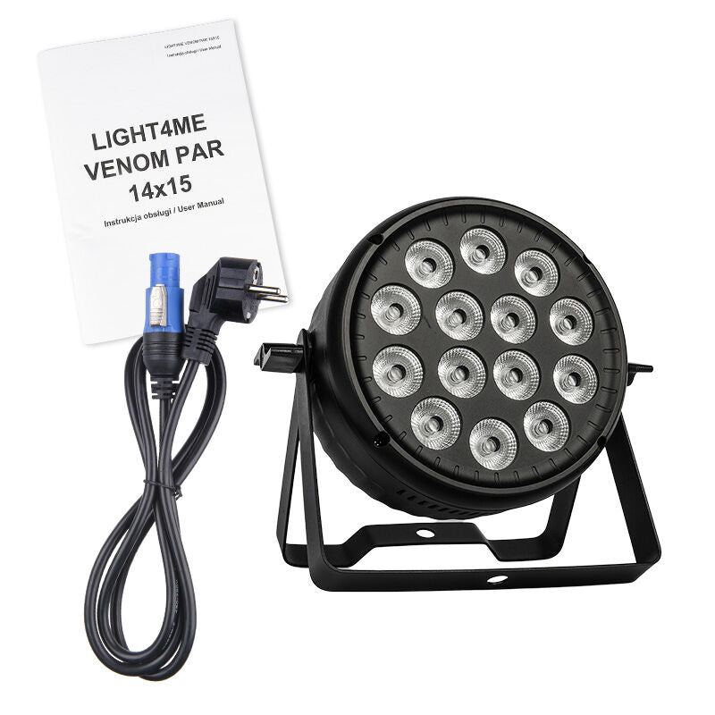 Light4Me Venom PAR 14x15 RGBW foco LED PAR