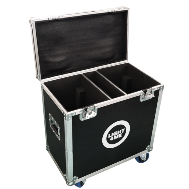 Light4Me 12R Smart Beam case 2IN1 Flightcase para 2 Moving Heads
