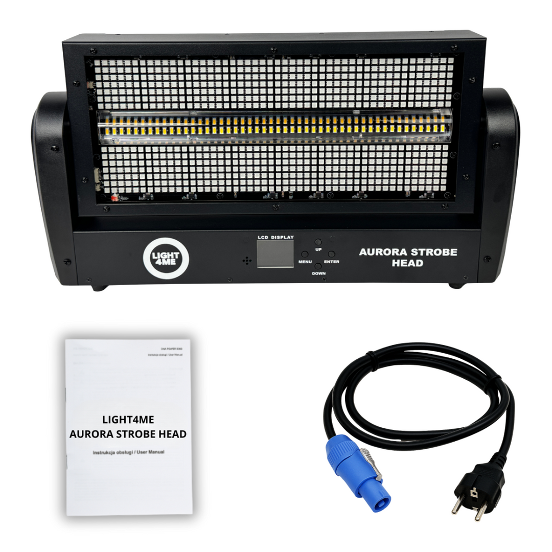 Light4Me Cabeza estroboscópica Aurora – RGB+WW