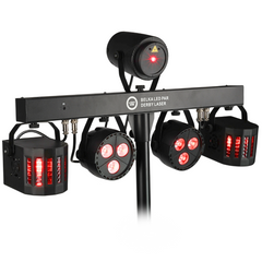 Light4Me T-Bar LED PAR Derby Láser MultiBar