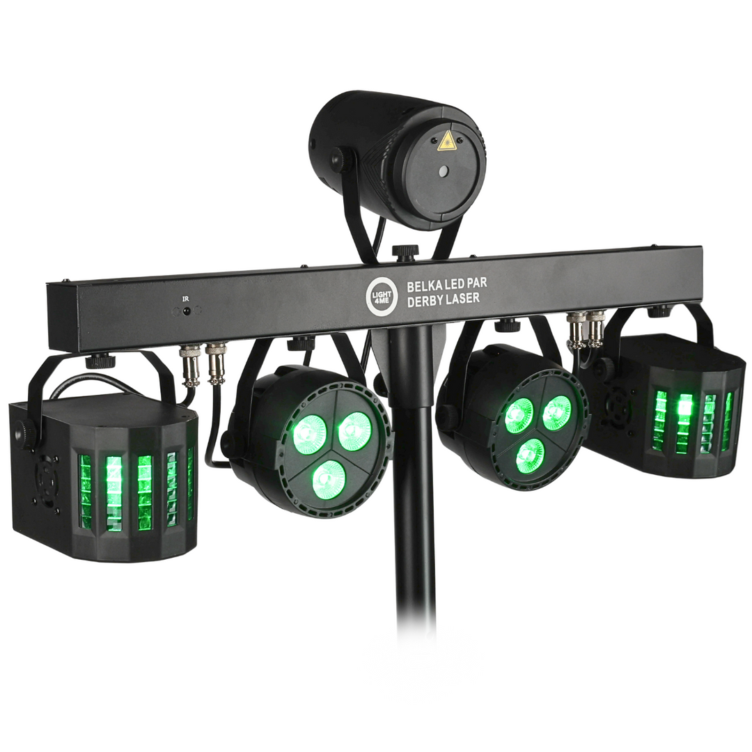 Light4Me T-Bar LED PAR Derby Láser MultiBar