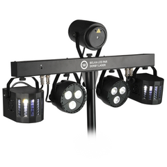 Light4Me T-Bar LED PAR Derby Láser MultiBar