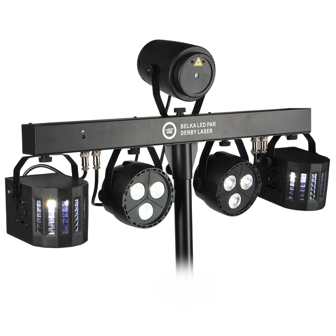 Light4Me T-Bar LED PAR Derby Láser MultiBar