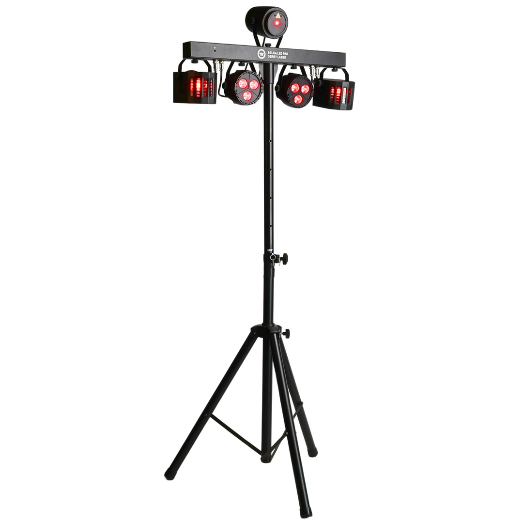 Light4Me T-Bar LED PAR Derby Láser MultiBar