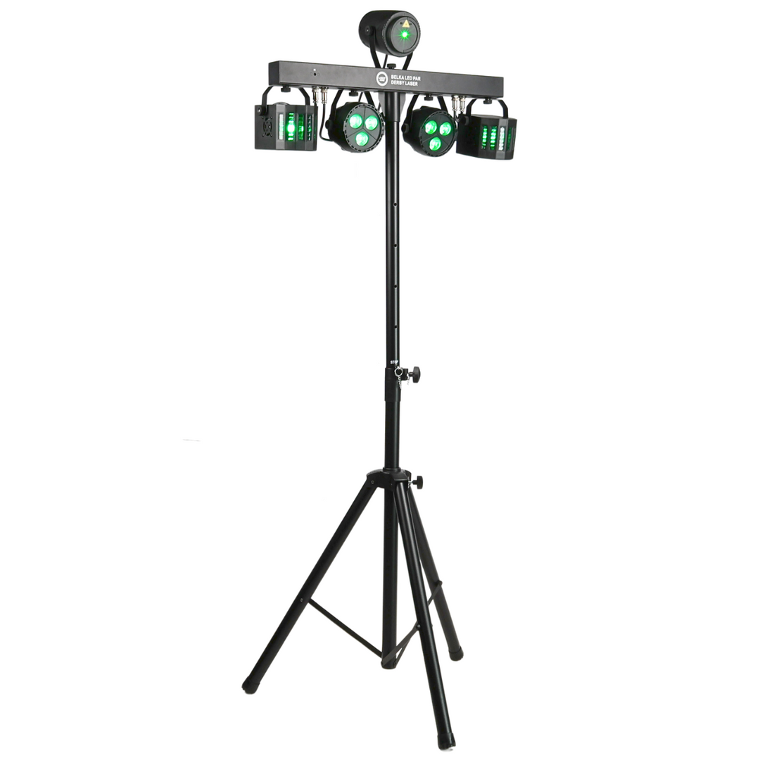 Light4Me T-Bar LED PAR Derby Láser MultiBar