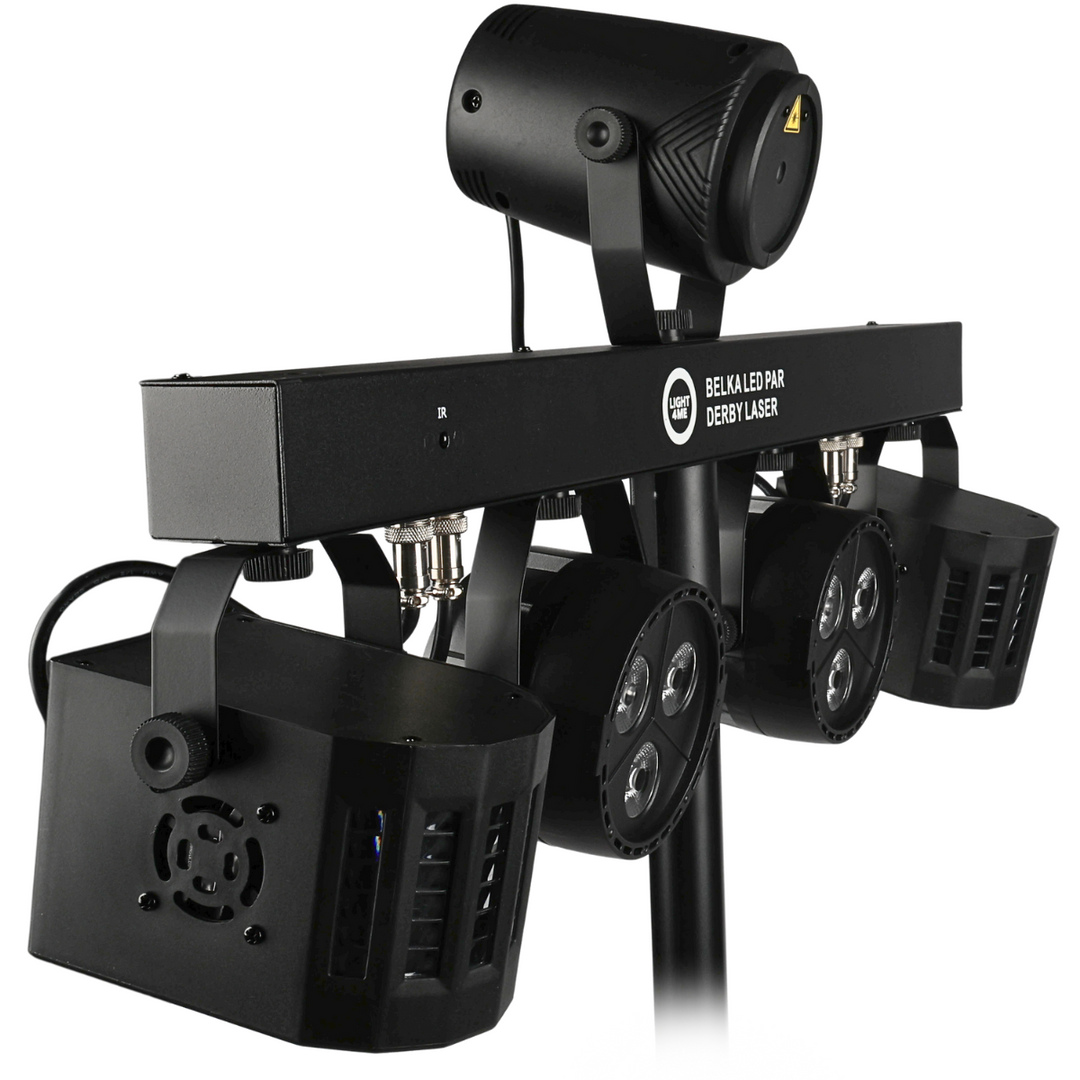 Light4Me T-Bar LED PAR Derby Láser MultiBar