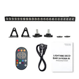 LIGHT4ME DECO BAR 24 RGBA Tira de luces IR