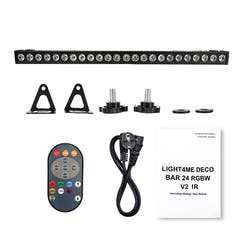 Light4Me Barra decorativa 24 RGBW V2 IR