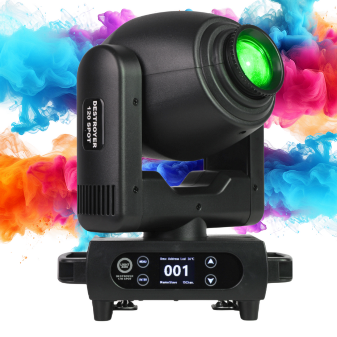 Light4Me Destroyer 120 W Spot Cabezas Móviles LED