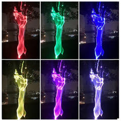 Light4Me FIBRE 10 RGB Cortina de fibra óptica