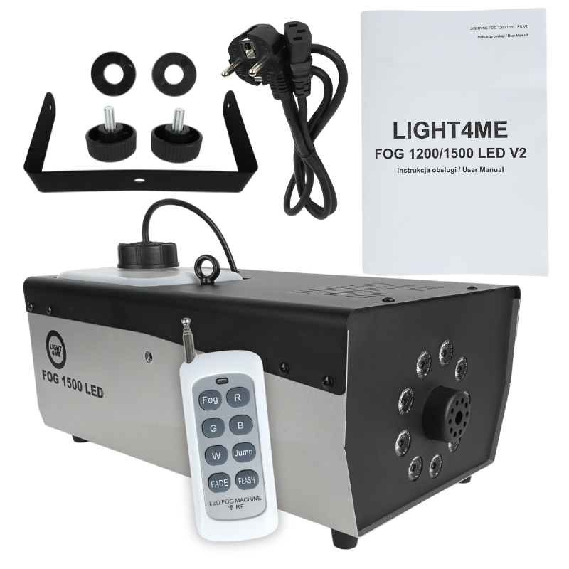 Light4Me FOG 1500 LED Máquina de niebla con DMX