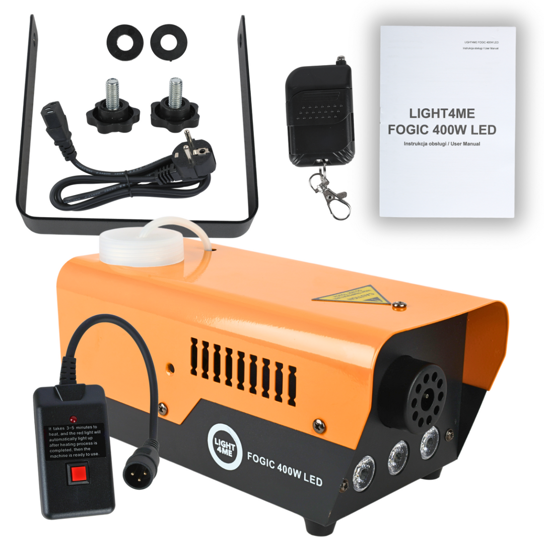 Light4Me FOGIC 400W Máquina de niebla con LED bundle