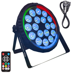 Light4Me Hex PAR Anillo 18x6W RGBWA-UV