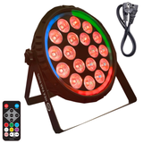 Light4Me Hex PAR Ring 18x6W RGBWA-UV