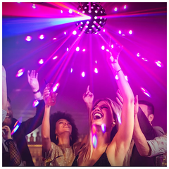 Light4Me LED Sphere 5x18W RGBWA-UV