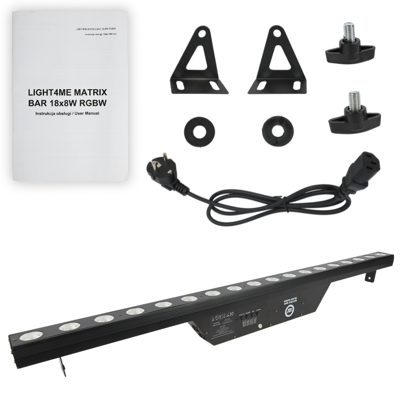 Light4Me Matrix Bar 18x8W RGBW LED Barra de iluminación