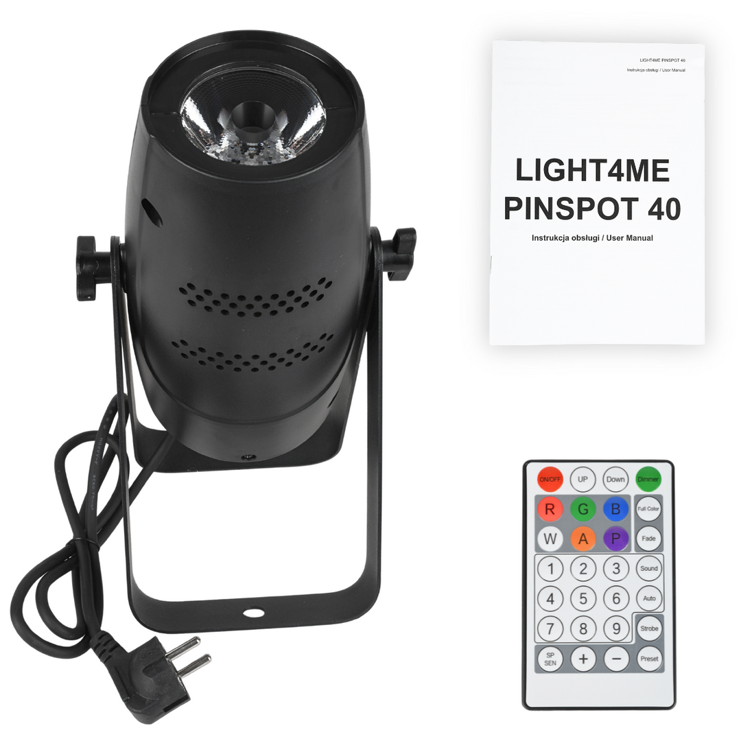 Light4Me Pinspot 40 vatios RGBW