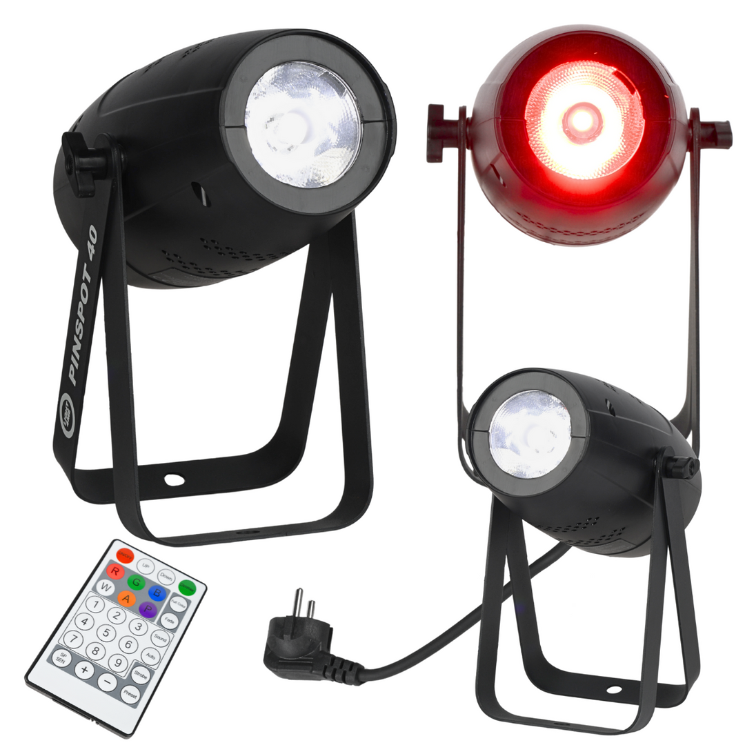 Light4Me Pinspot 40 vatios RGBW