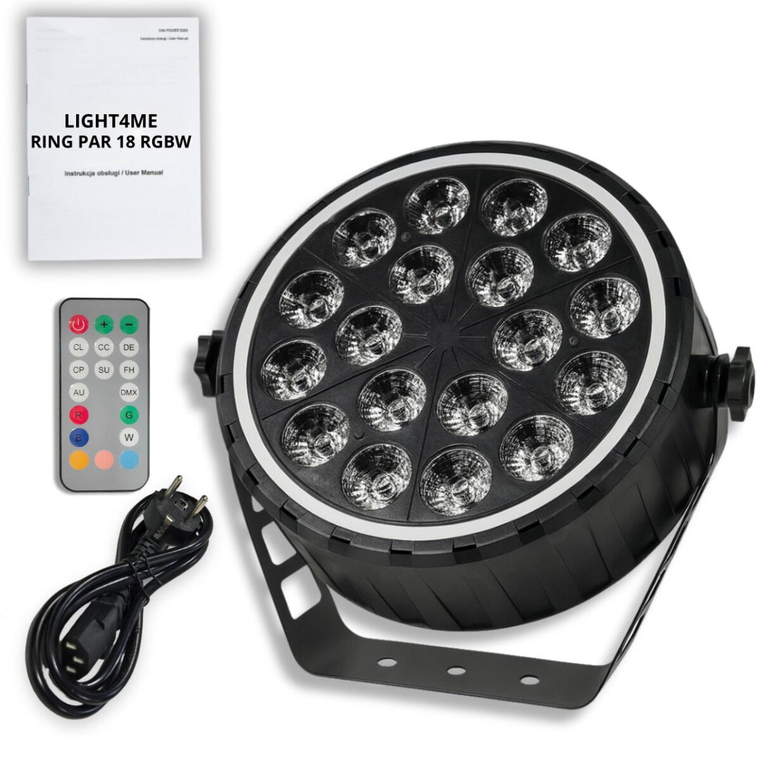 LIGHT4ME RING PAR 18 RGBW efecto foco de escenario
