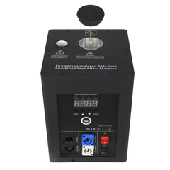Light4Me SPARKLY Máquina de chispas frías de 600W DMX con mando a distancia inalámbrico