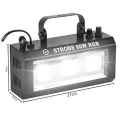 LIGHT4ME STROBE 60W RGB efecto de luz strobe