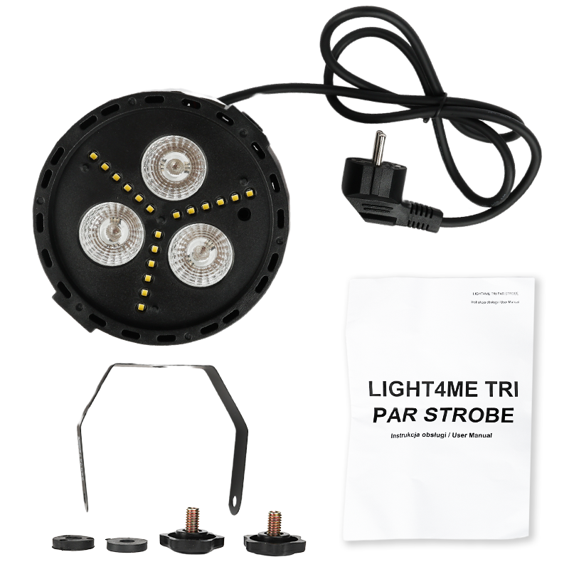 Light4Me TRI PAR estroboscópico LED