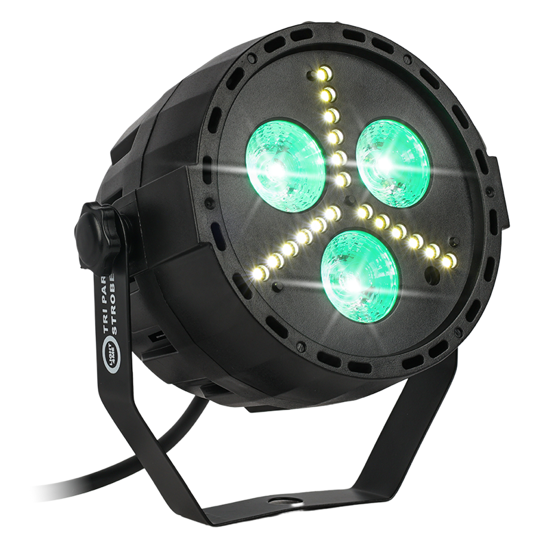 Light4Me TRI PAR estroboscópico LED
