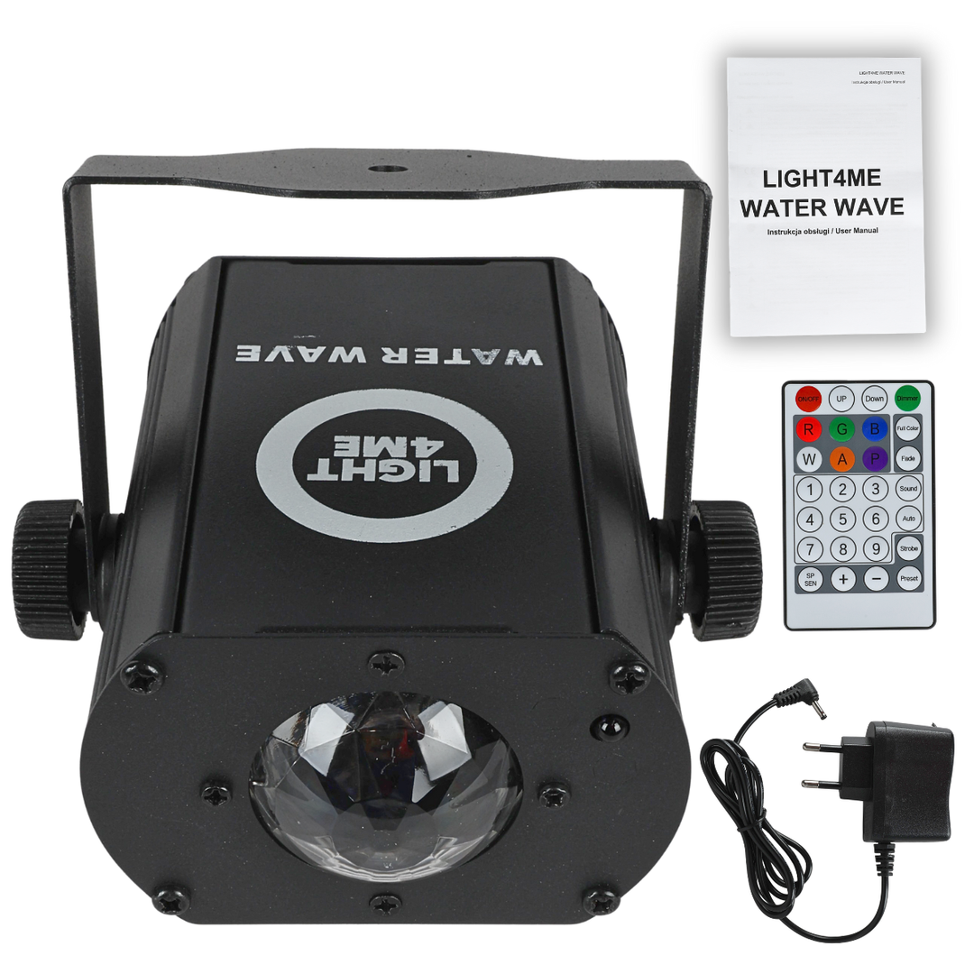 Light4Me Water Wave 3W RGB efecto de luces