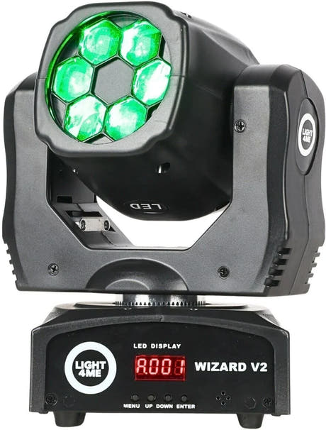 LIGHT4ME WIZARD v2 moving head de iluminación FX