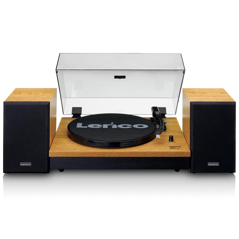 Lenco LS-300 Tocadiscos con Altavoces (Madera)