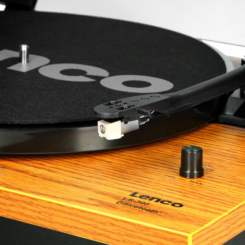 Lenco LS-300 Tocadiscos con Altavoces (Madera)