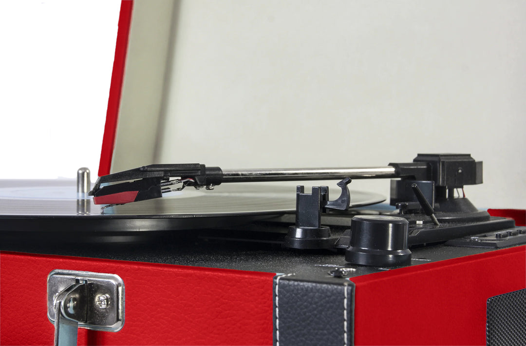 Madison Vintage Pladespiller con Bluetooth (Rojo)