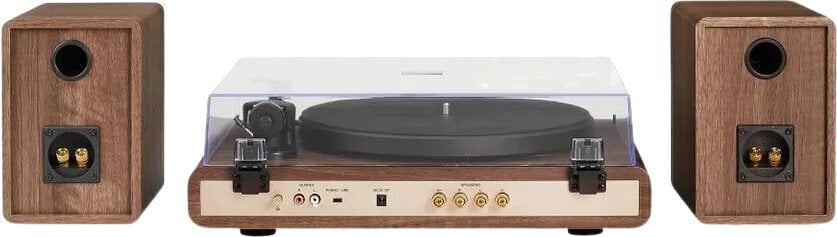 Crosley C65 tocadiscos con altavoces, Nogal