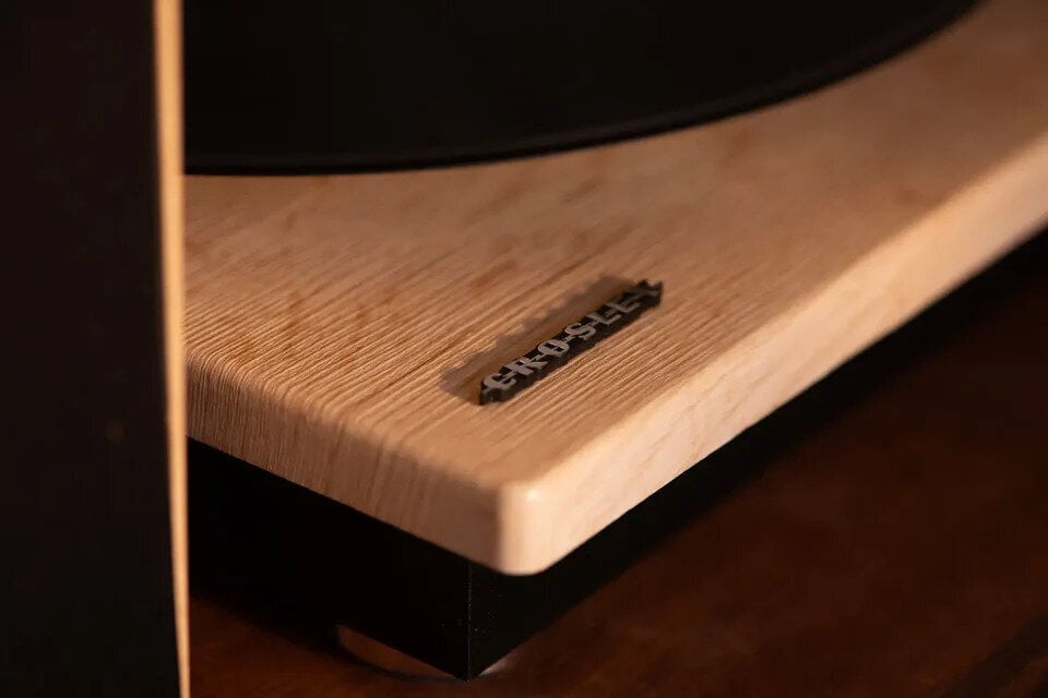 Crosley Brio Tocadiscos con altavoces, Natural