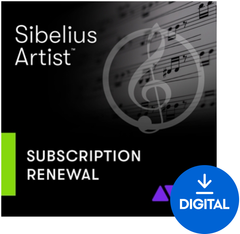 Suscripción de Sibelius Artist RENOVACIÓN