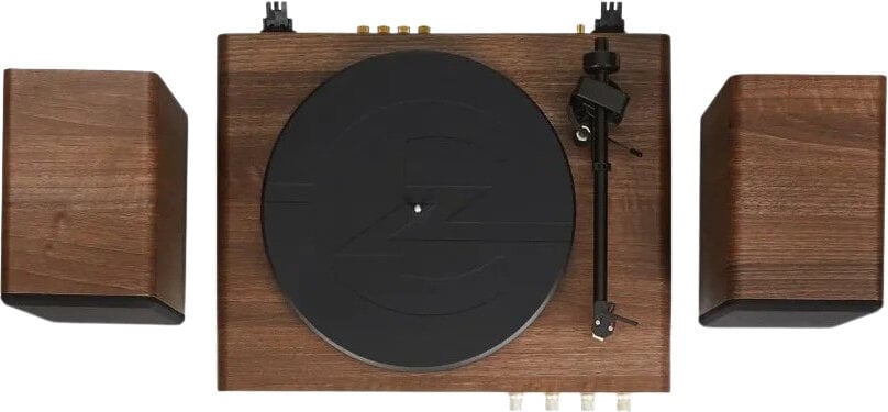 Crosley C65 tocadiscos con altavoces, Nogal