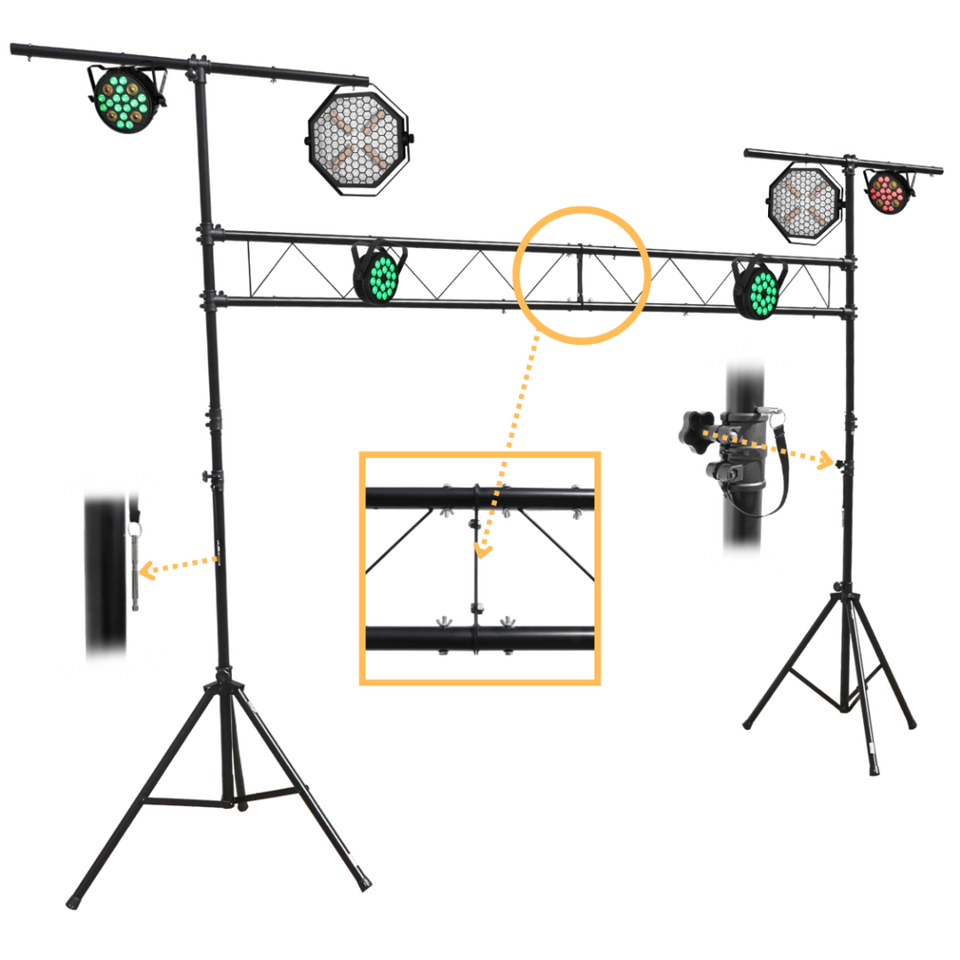 Sistema de soporte de luces 240-400cm (120kg)