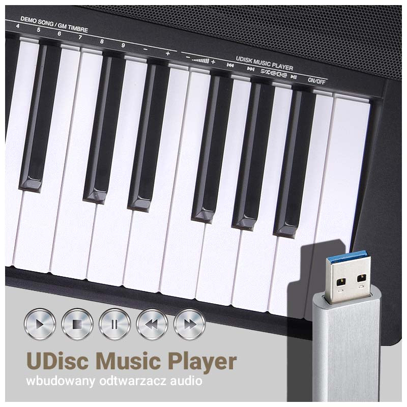 MK DP 881 piano digital con teclas de aprendizaje