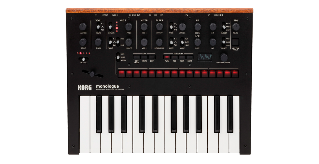 Korg Monologue Synthesizer (Negro)