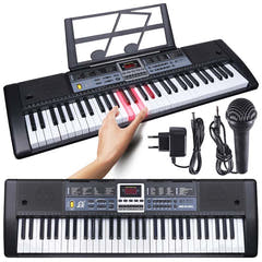 MQ 6136L órgano electrónico con micrófono para niños