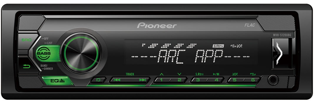 Pioneer MVH-S120UBG 1-DIN Estéreo de coche