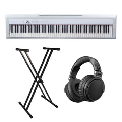 Grooveland P450 Paquete de piano digital (Blanco)