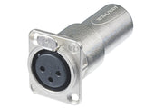 Neutrik NA3FDM Chassis Stik