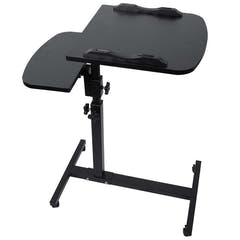Mesa para portátil ajustable con ruedas