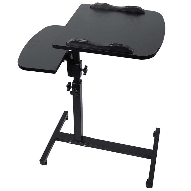 Mesa para portátil ajustable con ruedas